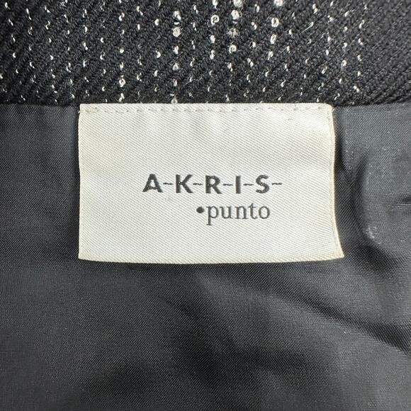 Akris Punto Wool Lined Designer Quality Minimalist Career Skirt Womens 12 - Picture 4 of 7
